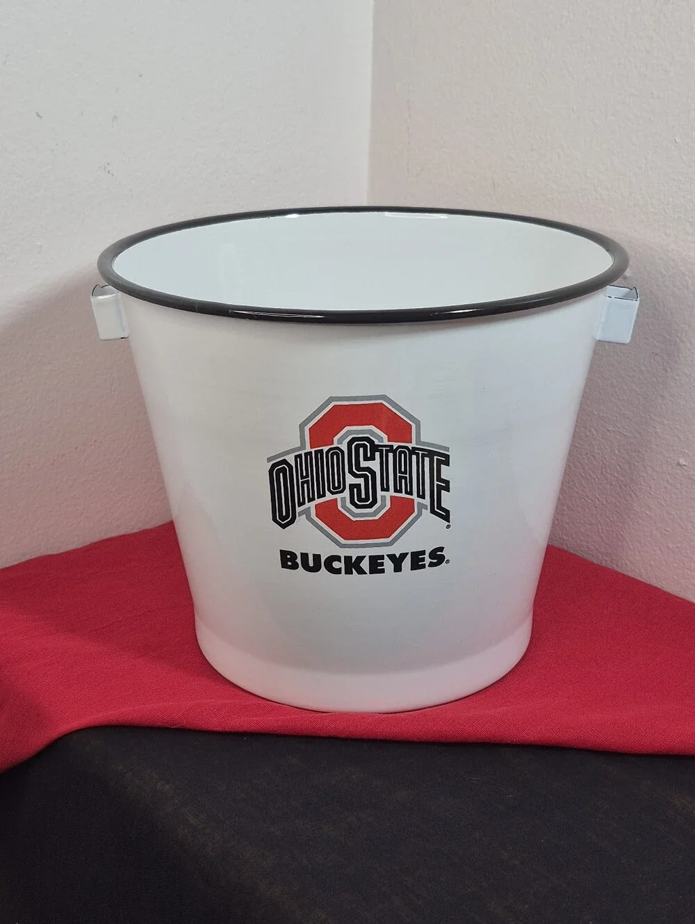 Ohio State Buckeyes Officially Licensed Team Metal Ice Bucket NWOT